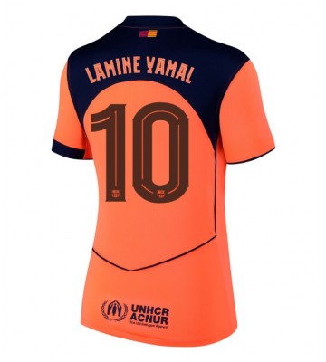 Barcelona Lamine Yamal #10 Tredjetrøje Dame 2025-26 Kortærmet